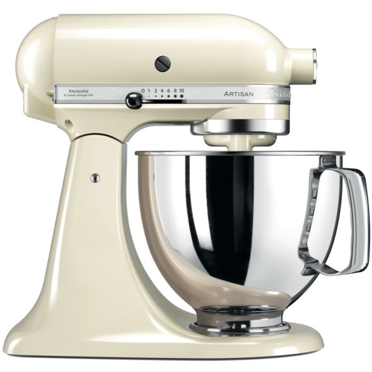 KitchenAid 5KSM125EAC Color Crema, Robot da Cucina 4,8 L