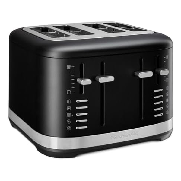 KitchenAid 5KMT4109EBM Ghisa Nero, Tostapane 4 Fette Automatico