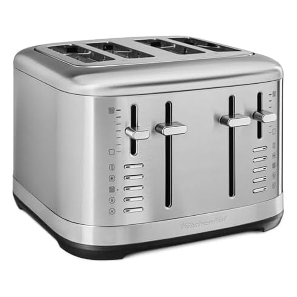 KitchenAid 5KMT4109ESX Acciaio Inox, Tostapane 4 Fette Automatico