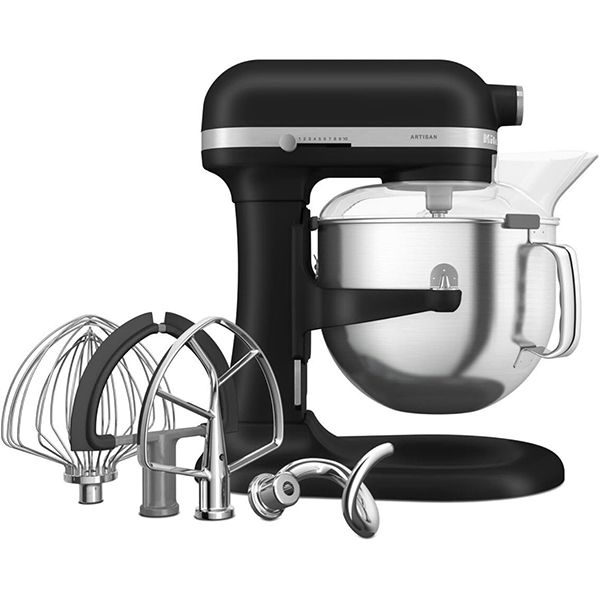 KitchenAid 5KSM70SHXEBM Nero Opaco Planetaria con Ciotola Sollevabile 6,6 L