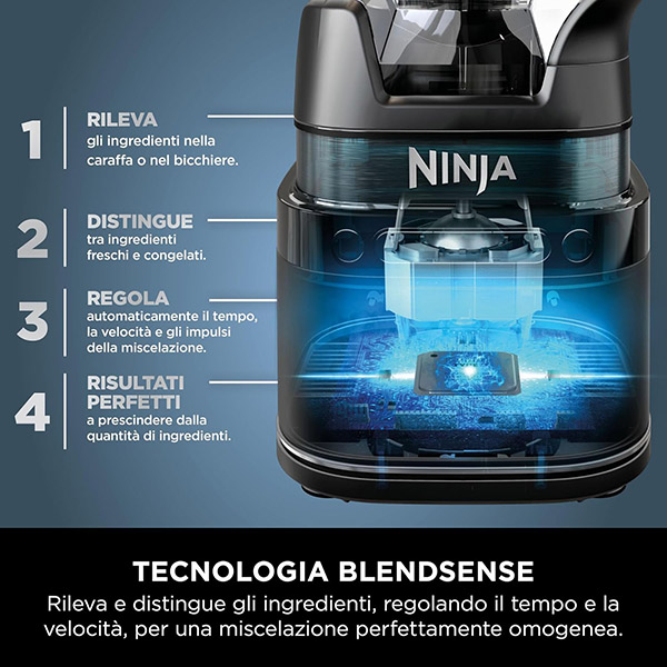 Licuadora de alta potencia Ninja TB301EU con 14 modos manuales y